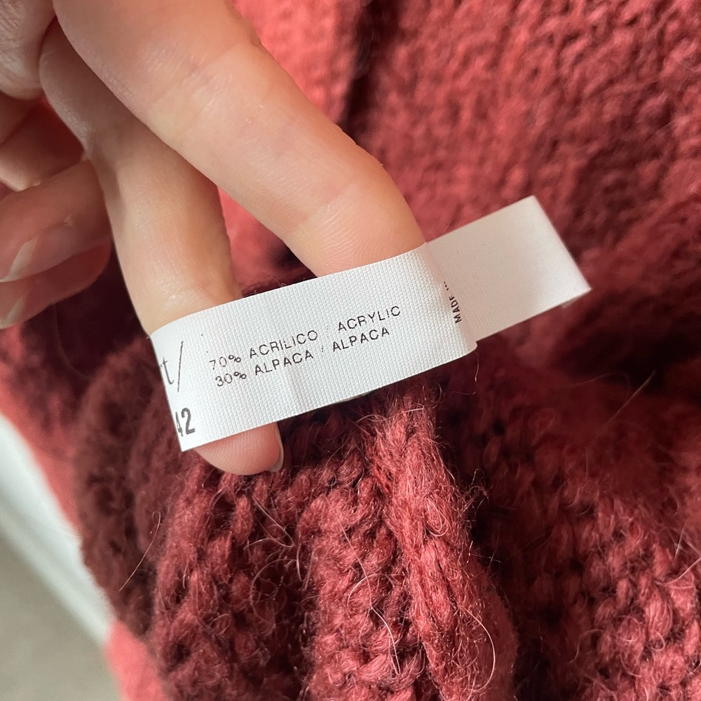 Sita Murt Alpaca Blend oversized Cardigan Sweater Duster button cozy soft girl - Picture 6 of 16